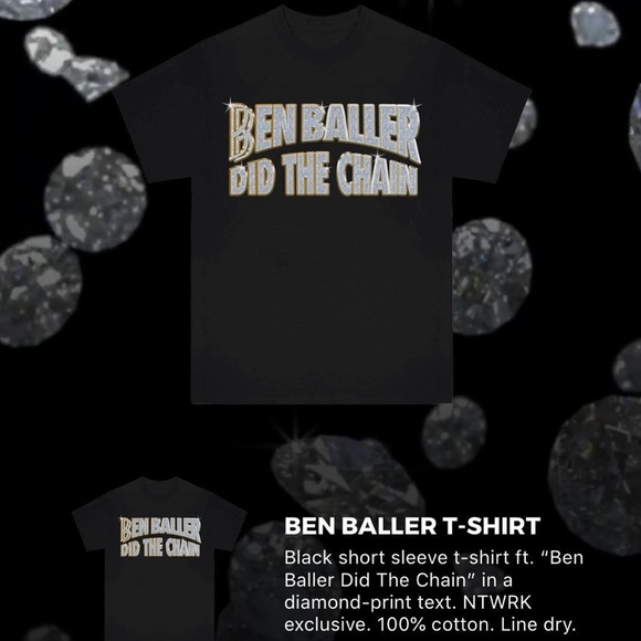 Ben baller did the chain t shirt - Picture 1 of 2